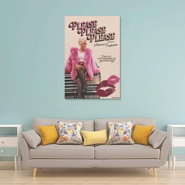 Sabrina Carpenter Vintage Poster - Image 3