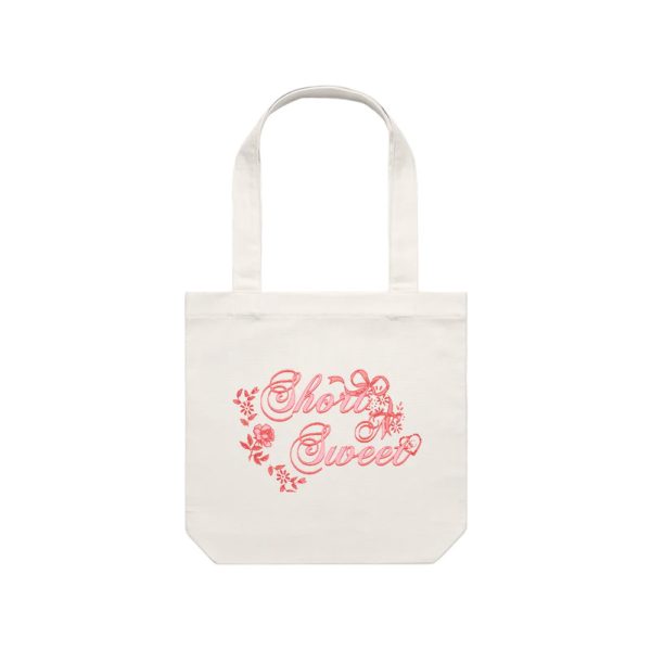 Sabrina Carpenter "Short N' Sweet" Creme Tote