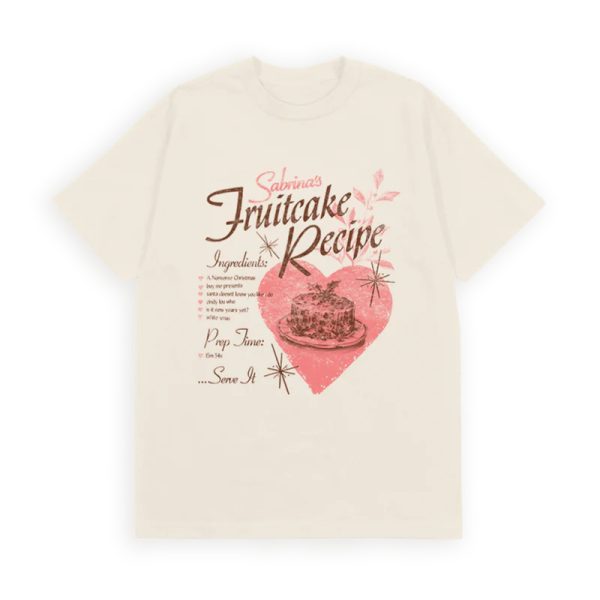 Sabrina Carpenter "Fruitcake Recipe" Tee