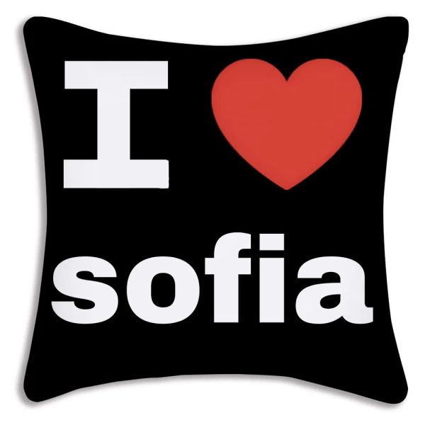 Aesthetic Sabrina Carpenter pillow cover for kawaii music room decor – plush and double-sided