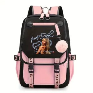 Sabrina Carpenter Short n' Sweet Tour Backpack for Teens – Stylish Laptop Bag