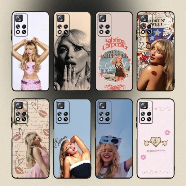 Sabrina Carpenter Espresso Phone Case for Samsung Galaxy, Soft Black Cover, Music Lover Gift