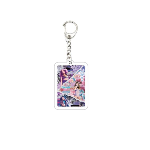 Sabrina Carpenter keychain – acrylic key ring for fans, funny pendant, accessories bag charm, music lover jewelry