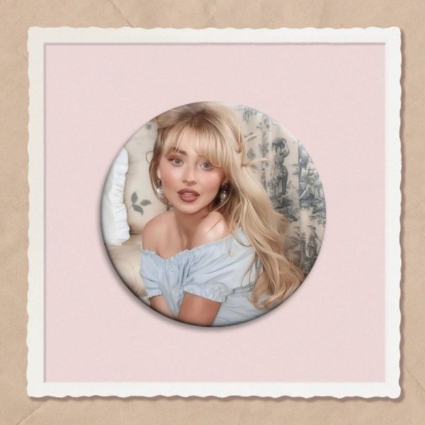 Sabrina Carpenter character pins tinplate badge, perfect for fans, clothes, bags, hats, and DIY decoration