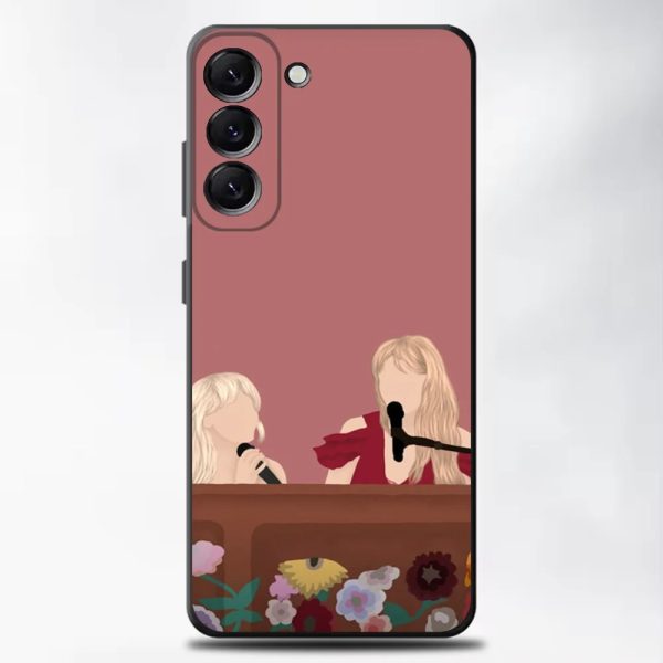 Soft Black Sabrina Carpenter Fan Phone Case for Samsung Galaxy A13, A21s, A22, A31, A52, A71, A80, A91