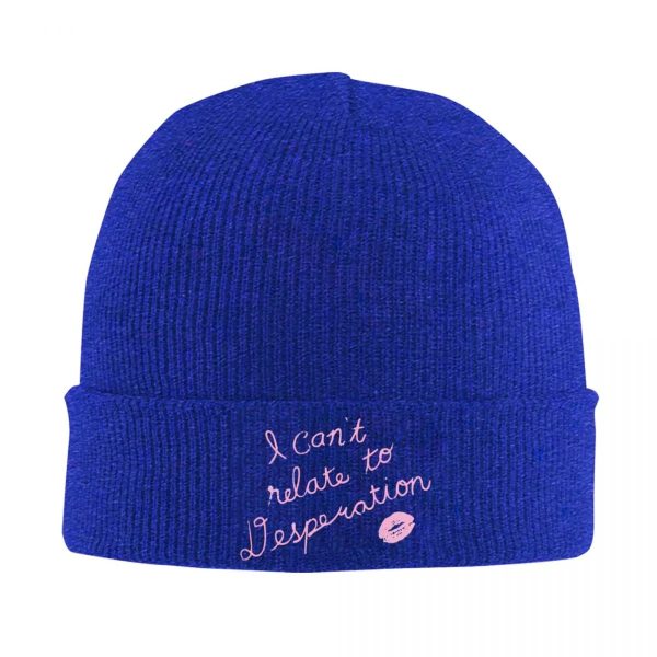 Sabrina Carpenter Knitted Beanie - I Can't Relate To Desperation, Unisex Winter Hat