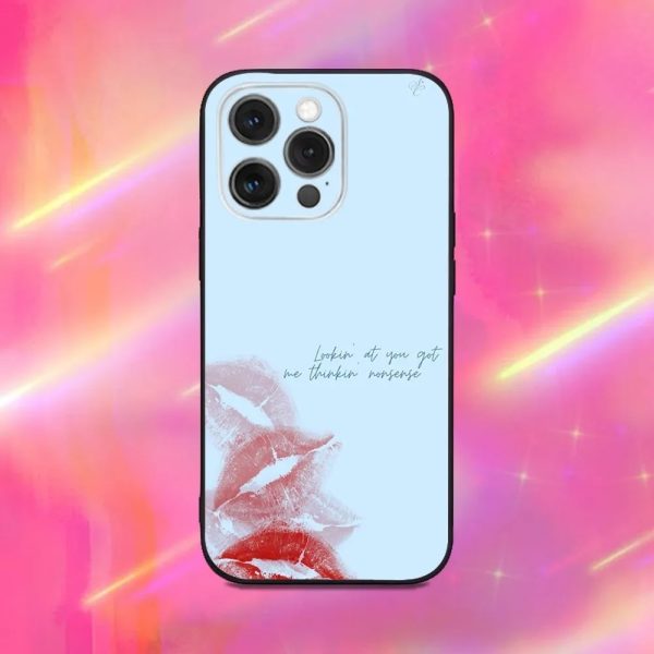 Sabrina Carpenter phone case for iPhone 16, 15, 14, 13, 12, 11, Pro, Max, Plus, Mini – Black Soft Silicone Case
