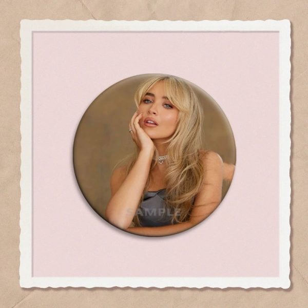 Sabrina Carpenter character pins tinplate badge, perfect for fans, clothes, bags, hats, and DIY decoration