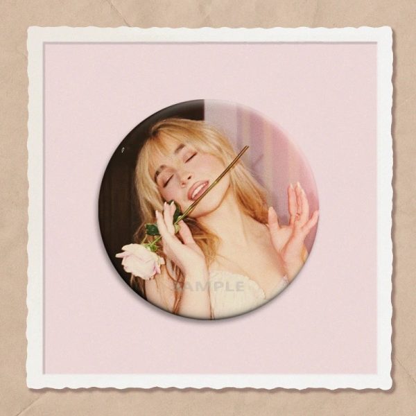 Sabrina Carpenter character pins tinplate badge, perfect for fans, clothes, bags, hats, and DIY decoration