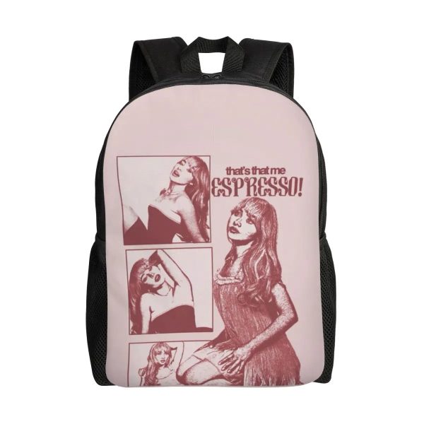 Custom Sabrina Carpenter Backpack – Stylish Laptop Bookbag for School, College & Travel (16.1" x 4.5" x 11.8")