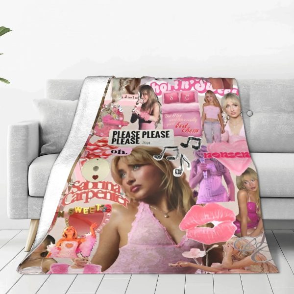 Sabrina Carpenter Thundercats Soft Throw Blanket for Sofa and Chair Covering