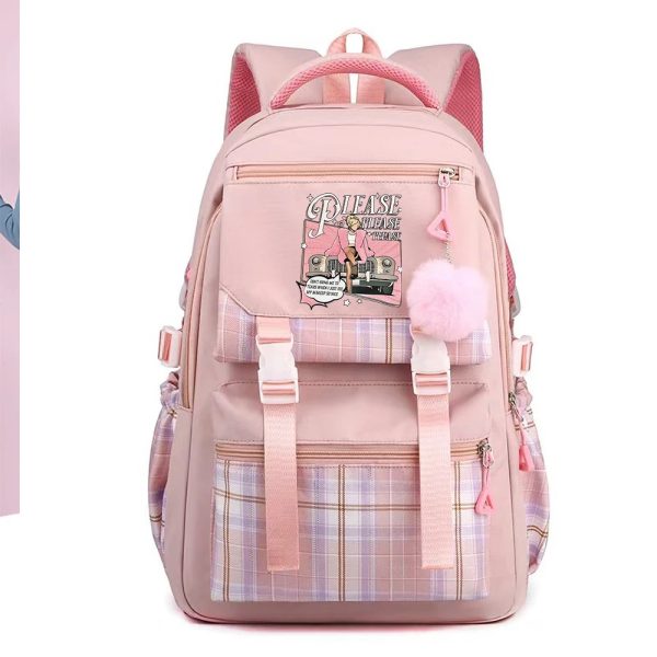 Sabrina Carpenter "Please Please Please" Backpack - Cute Girls School Bag, 15.6 inch Laptop Backpack