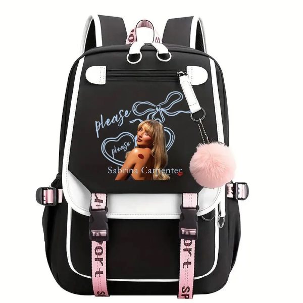 Sabrina Carpenter Short n' Sweet Tour Backpack for Teens – Stylish Laptop Bag