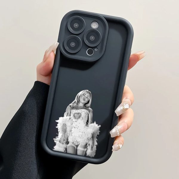 Espresso 2 Black Silicone Phone Case for iPhone 16 15 14 13 Pro Max - Music Fans Cover