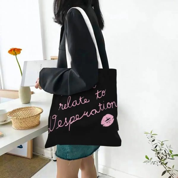 I Can't Relate To Desperation Eco-Friendly Tote Bag for Women – Large Capacity Sabrina Carpenter Canvas Bag