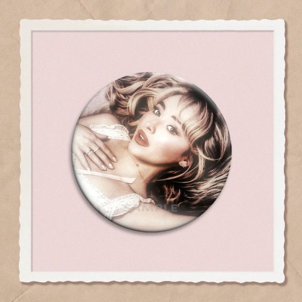 Sabrina Carpenter character pins tinplate badge, perfect for fans, clothes, bags, hats, and DIY decoration