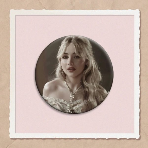 Sabrina Carpenter character pins tinplate badge, perfect for fans, clothes, bags, hats, and DIY decoration