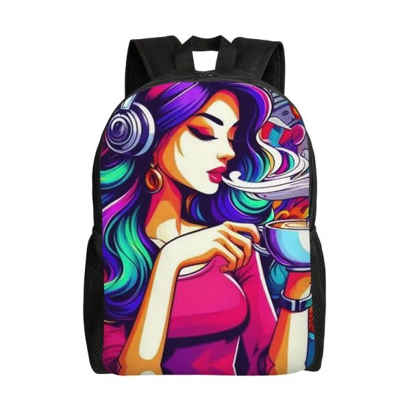Custom Sabrina Carpenter Backpack – Stylish Laptop Bookbag for School, College & Travel (16.1" x 4.5" x 11.8")