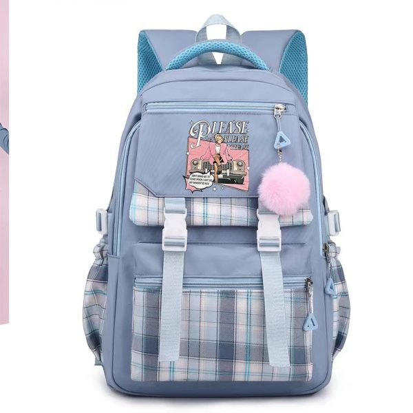 Sabrina Carpenter "Please Please Please" Backpack - Cute Girls School Bag, 15.6 inch Laptop Backpack