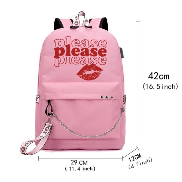 Sabrina Carpenter Please Please Please Backpack for Men, Girls, Teens, Laptop School Bag