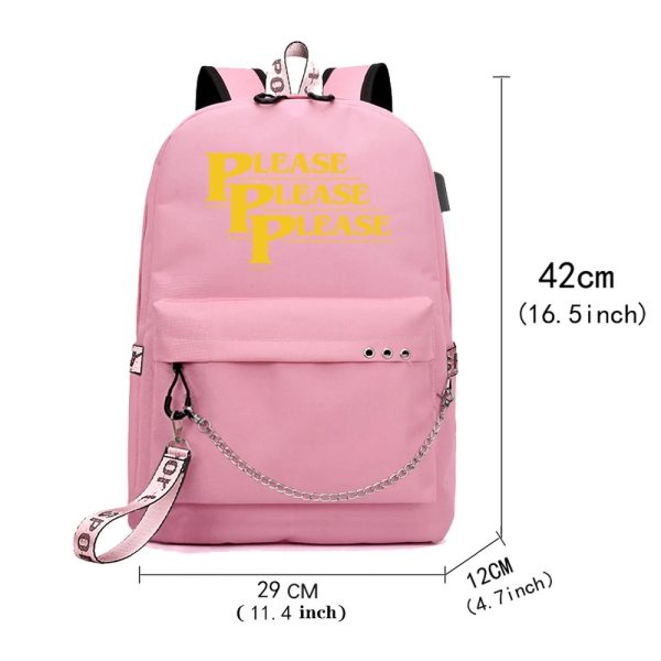 Sabrina Carpenter Please Please Please Backpack for Women and Men – Stylish School Bag for Music Lovers
