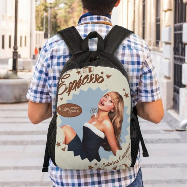 Custom Sabrina Carpenter Backpack – Stylish Laptop Bookbag for School, College & Travel (16.1" x 4.5" x 11.8")