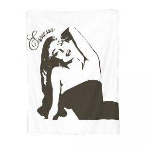 Sabrina Carpenter Espresso Album Throw Blanket | Coachella Inspired Ultra-Soft Flannel Sofa Decor