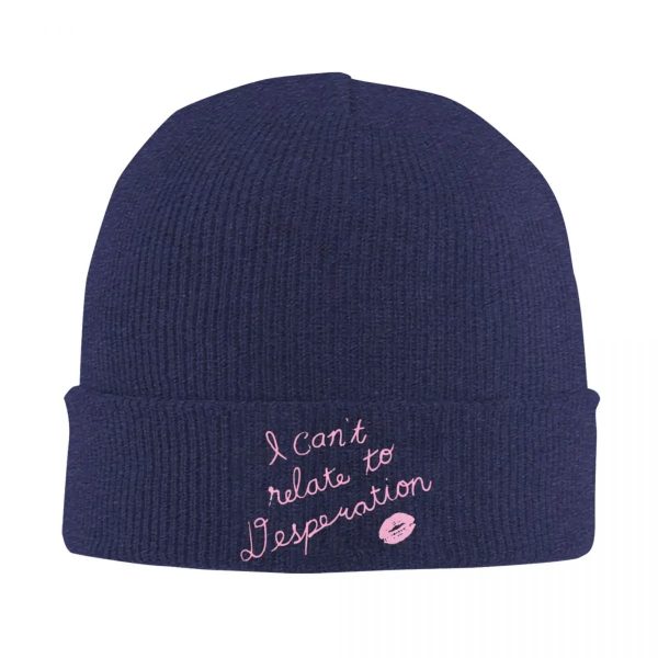 Sabrina Carpenter Knitted Beanie - I Can't Relate To Desperation, Unisex Winter Hat