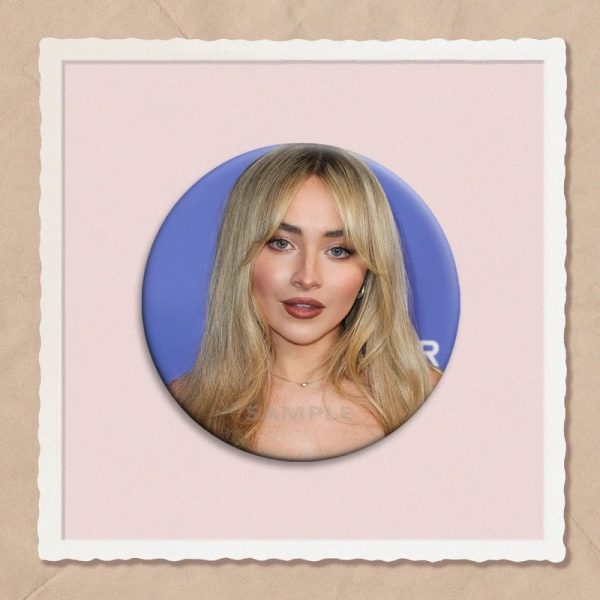 Sabrina Carpenter character pins tinplate badge, perfect for fans, clothes, bags, hats, and DIY decoration
