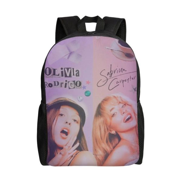 Custom Sabrina Carpenter Backpack – Stylish Laptop Bookbag for School, College & Travel (16.1" x 4.5" x 11.8")