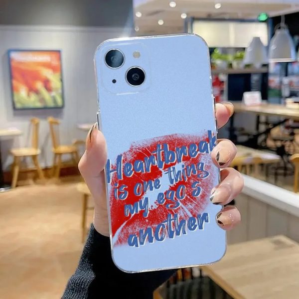 Sabrina Carpenter Clear Silicone Phone Case for iPhone 16-11, Soft and Flexible