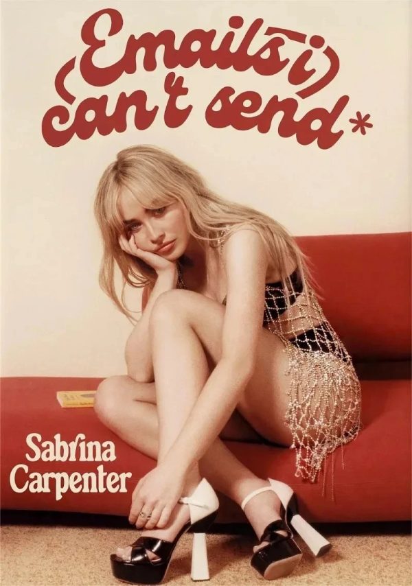 Sabrina Carpenter portrait canvas wall art for living room decor