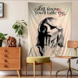 Sabrina Carpenter Cartoon Tapestry Bohemian Wall Decor