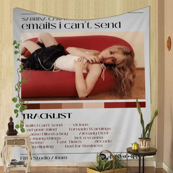Artistic Sabrina Carpenter Tapestry – Large Wall Decor for Room