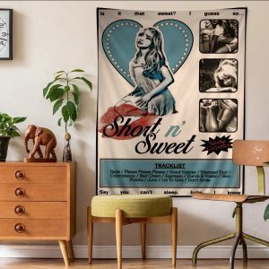 Bohemian Sabrina Carpenter Cartoon Wall Tapestry for Home Decor
