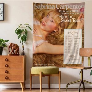 Sabrina Carpenter Mandala Wall Tapestry for Boho Decor