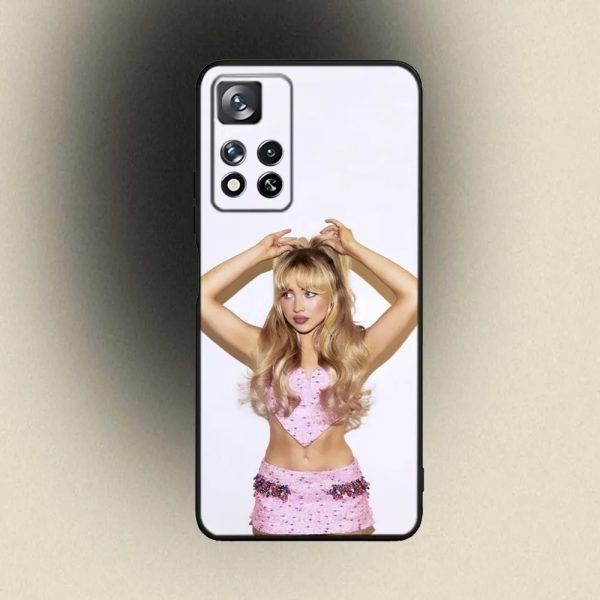 Sabrina Carpenter Espresso Phone Case for Samsung Galaxy, Soft Black Cover, Music Lover Gift