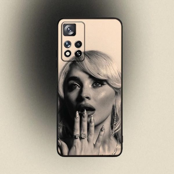 Sabrina Carpenter Espresso Phone Case for Samsung Galaxy, Soft Black Cover, Music Lover Gift
