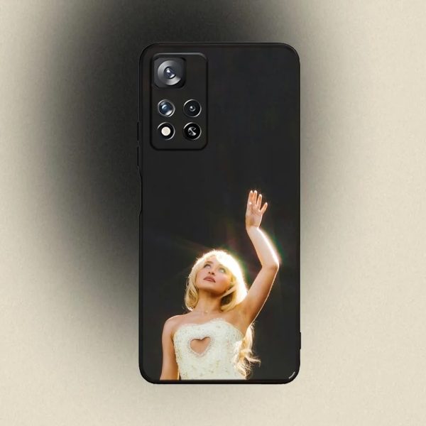 Sabrina Carpenter Short n Sweet Phone Case – Soft Black Cover for Samsung Galaxy A20, A21s, A22, A31, A32, A52, A53, A72, A73, A80, A91