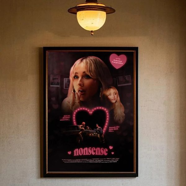 High-quality Sabrina Carpenter poster, modern aesthetic wall art, waterproof, for bedroom and living room decor