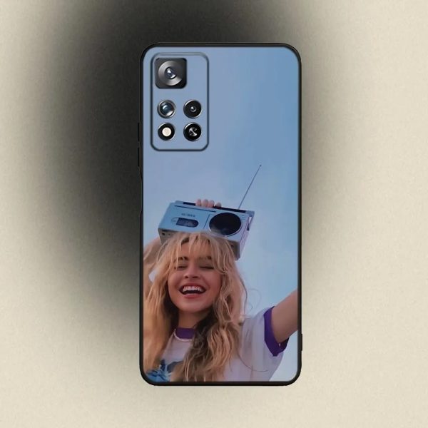 Sabrina Carpenter Espresso Phone Case for Samsung Galaxy, Soft Black Cover, Music Lover Gift